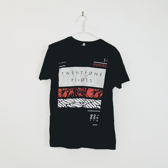 Twenty One Pilots black Korean tee size S - Picture 3 of 6
